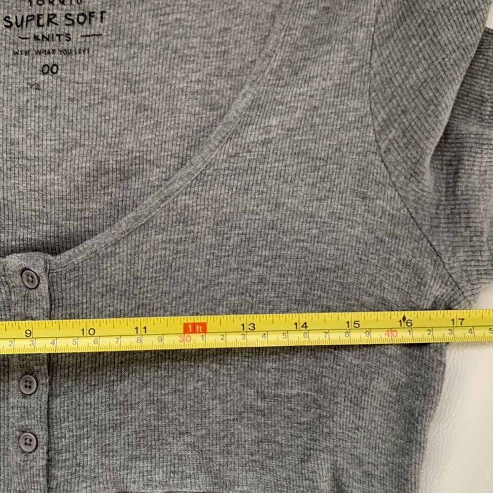 Torrid Gray Tunic Size M-L - Picture 5 of 6